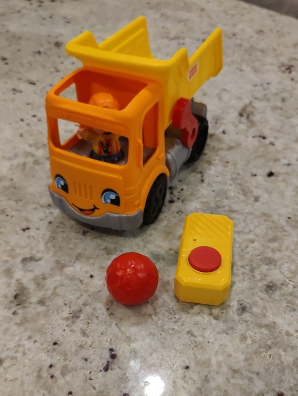Fisher-Price Little People Work Together Dump Truck, Musical Toddler Toy Retro